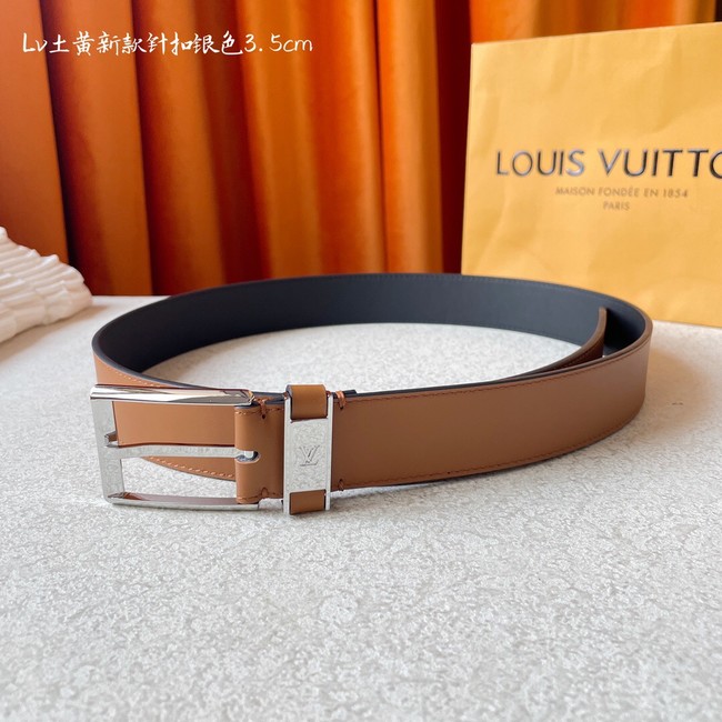 Louis Vuitton 35MM Leather Belt 7098-9