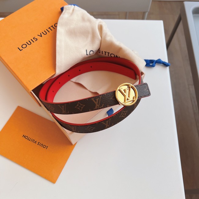 Louis Vuitton 20MM Leather Belt 7108-10