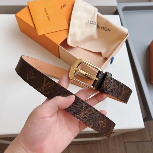 Louis Vuitton 30MM Leather Belt 7109-1