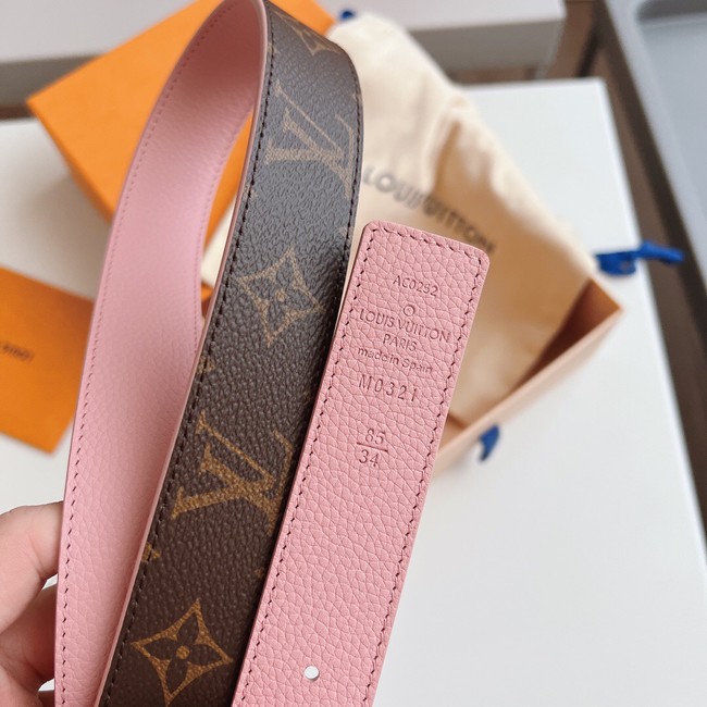 Louis Vuitton 30MM Leather Belt 7109-6