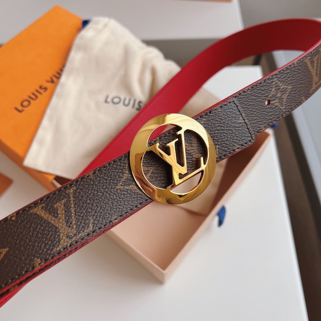 Louis Vuitton 30MM Leather Belt 7109-7