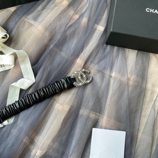 Chanel 30MM Leather Belt 7114-3