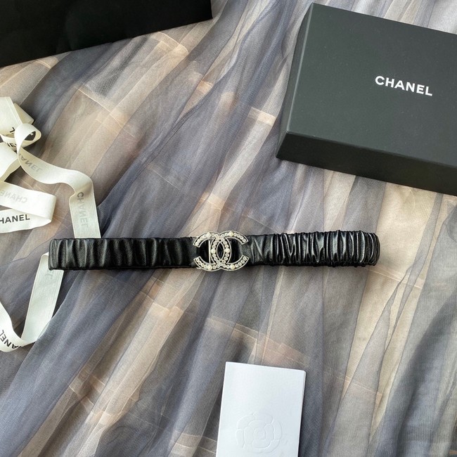 Chanel 30MM Leather Belt 7114-3