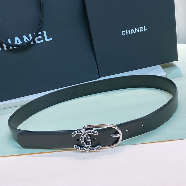 Chanel 30MM Leather Belt 7116-2