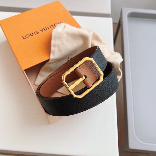 Louis Vuitton 35MM Leather Belt 7110-1