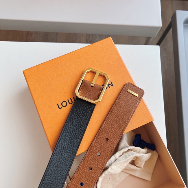 Louis Vuitton 35MM Leather Belt 7110-1
