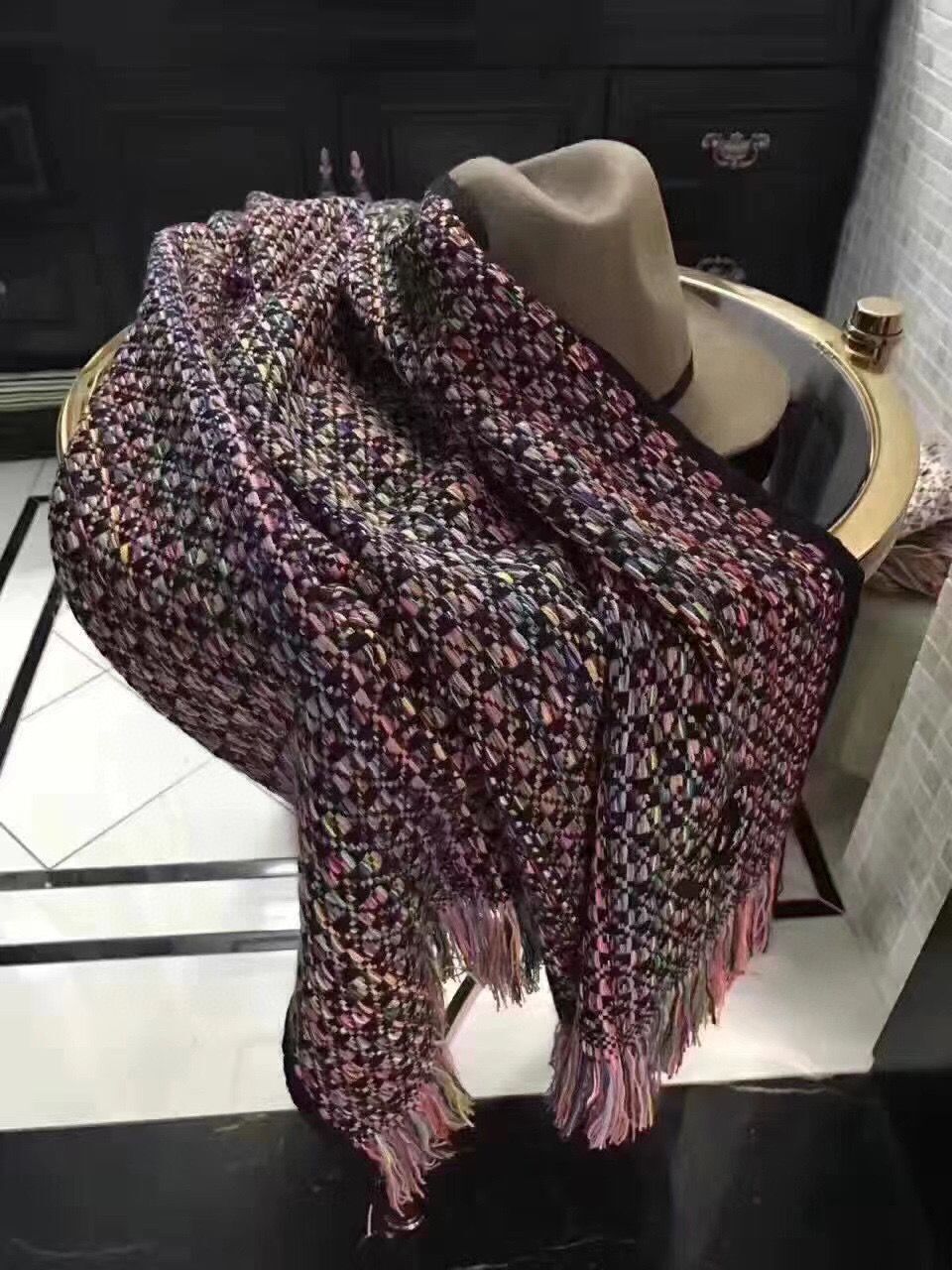 Chanel Wool Scarf CS56981 Colors