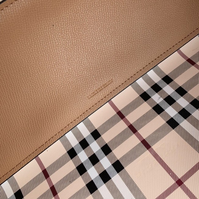 BurBerry Leather Shoulder Bag 6351 brown