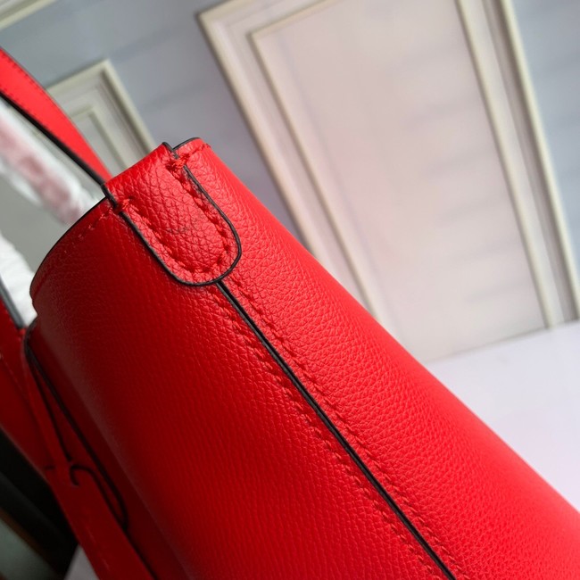 BurBerry Leather Shoulder Bag 6351 red