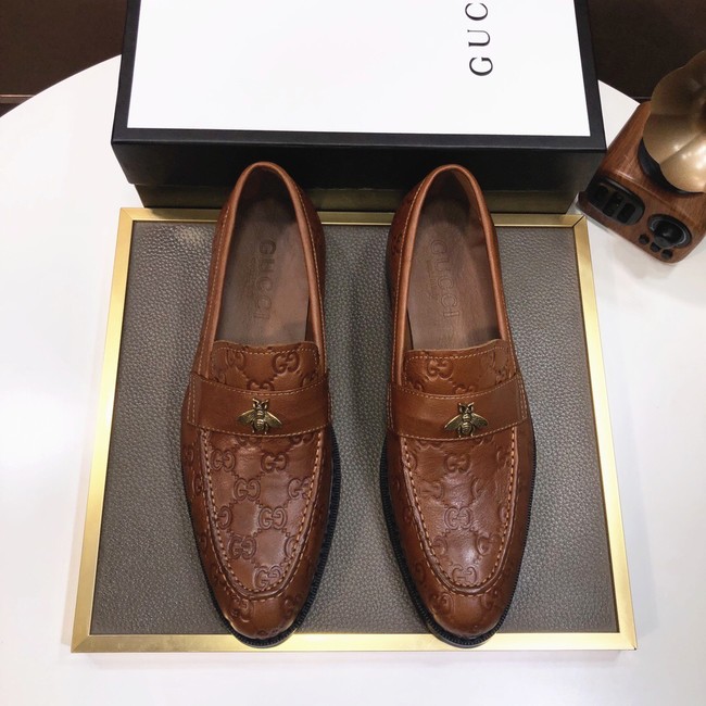 Gucci Mens leather shoes 91033