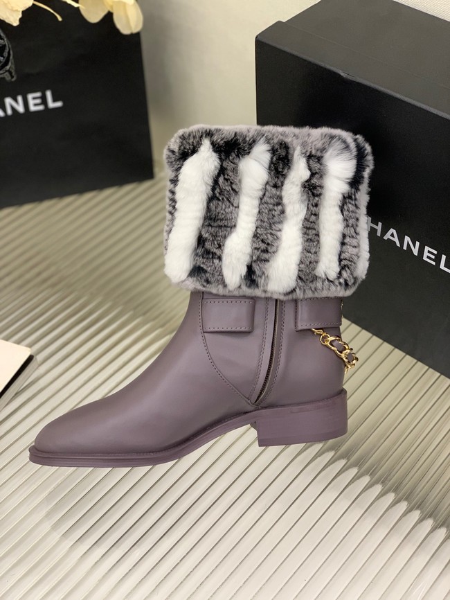 Chanel ANKLE BOOTS Heel height 3CM 91013-1