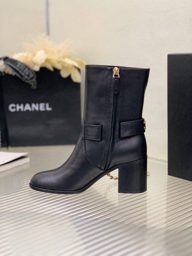 Chanel ANKLE BOOTS Heel height 6.5CM 91014-2