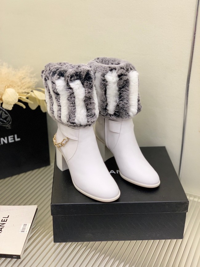 Chanel ANKLE BOOTS Heel height 6.5CM 91014-3