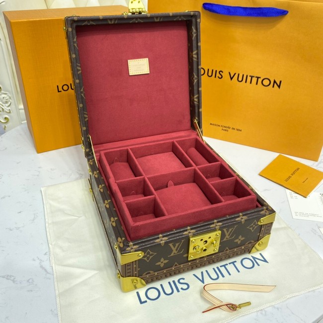 Louis Vuitton NICE JEWELRY CASE M44185 red