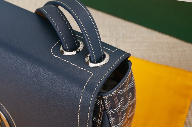 Goyard Calfskin Leather shoulder bag 9967 dark blue