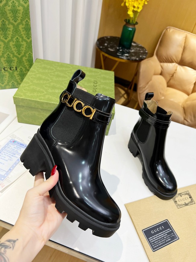 Gucci ankle boot heel height 6CM 91924-3