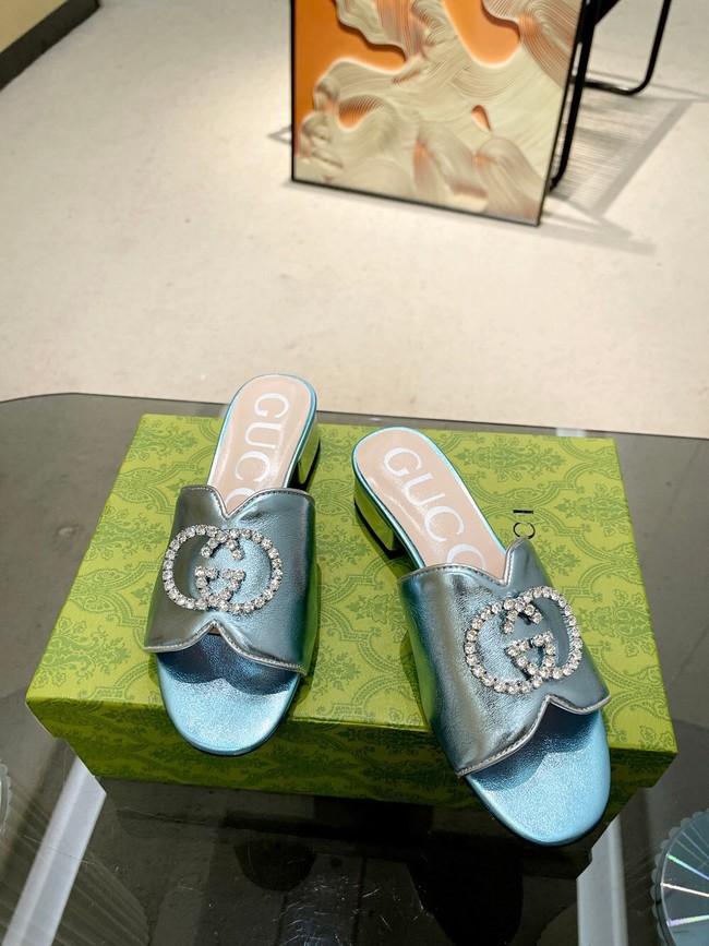 Gucci slipper heel height 2CM 91929-5