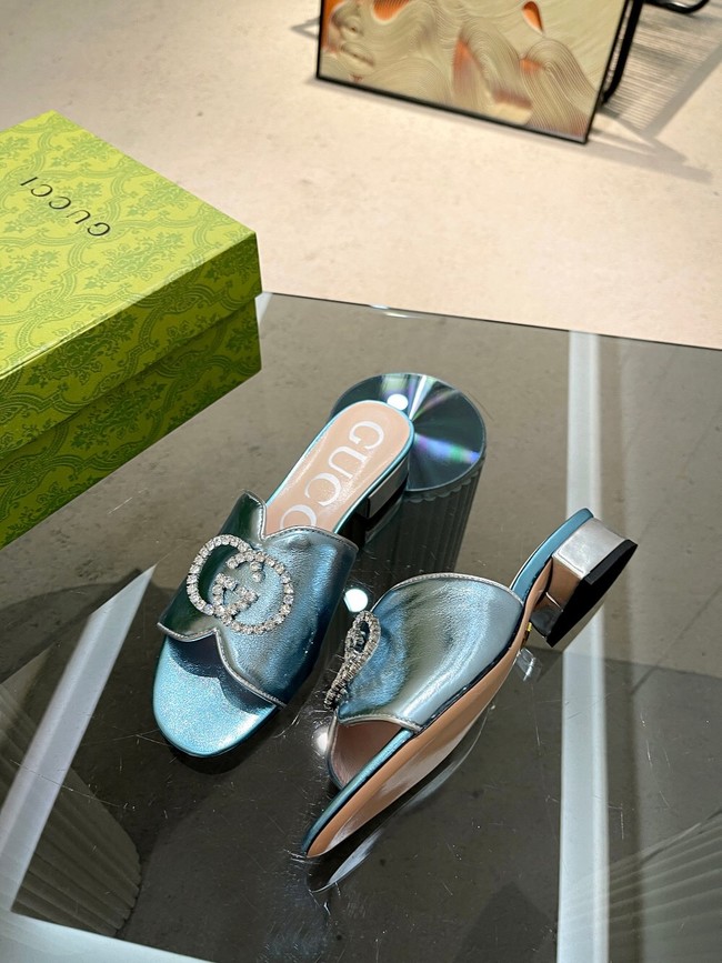 Gucci slipper heel height 2CM 91929-5