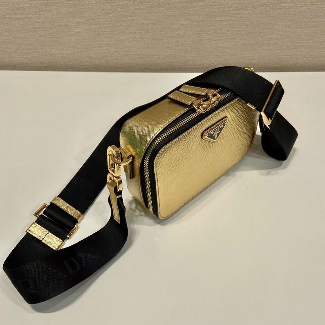 Prada Brique Saffiano leather bag 2VH070 gold