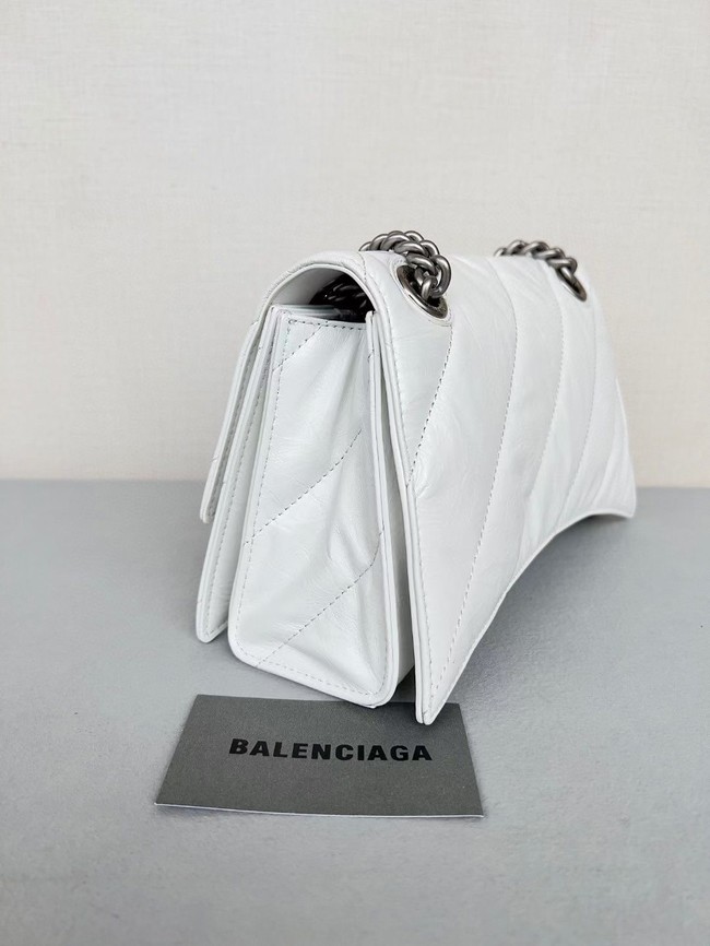 Balenciaga HOURGLASS Wallet With Chain 92885 WHITE