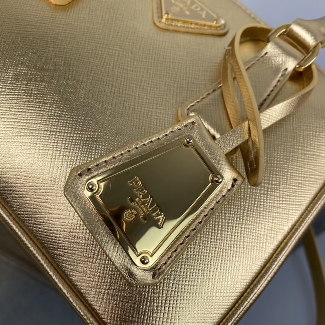 Prada Galleria Saffiano leather mini-bag 1BA906 Platinum