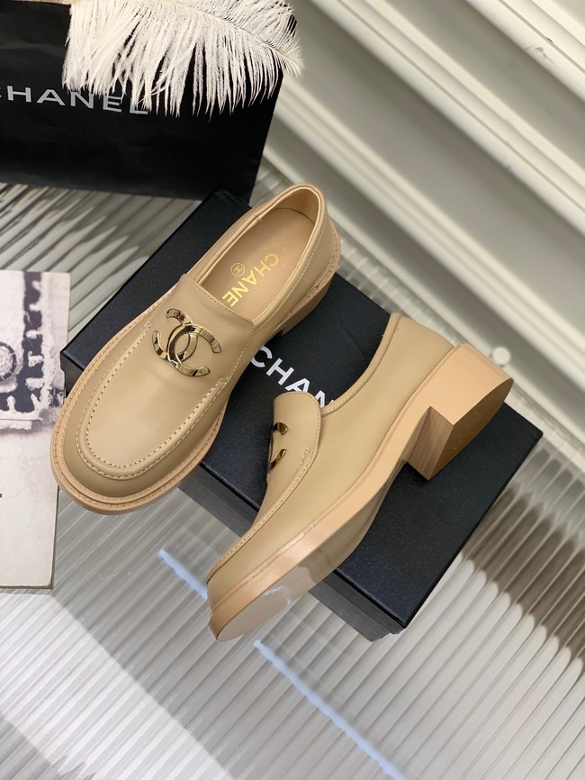 Chanel Calfskin LOAFERS heel height 5.5CM 92039-2