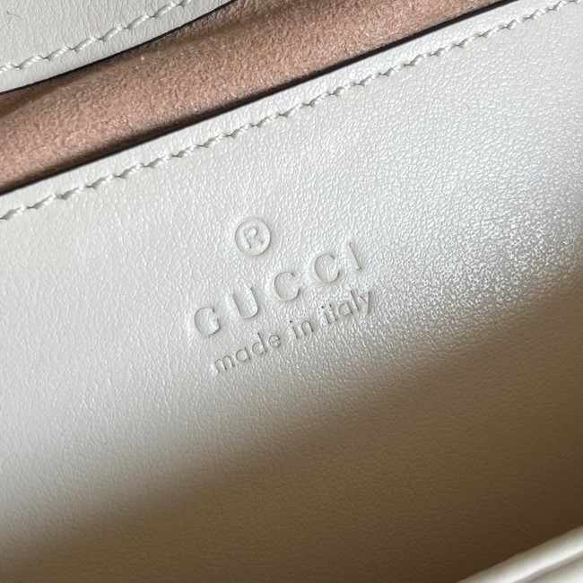 Gucci GG Marmont mini shoulder bag 739682 white