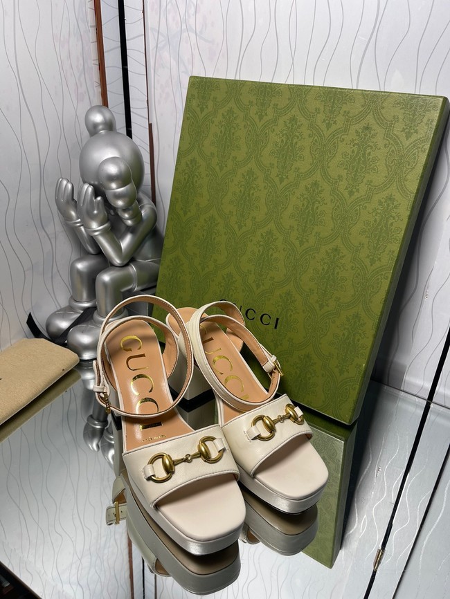 Gucci Womens platform sandal with Horsebit 93224-4