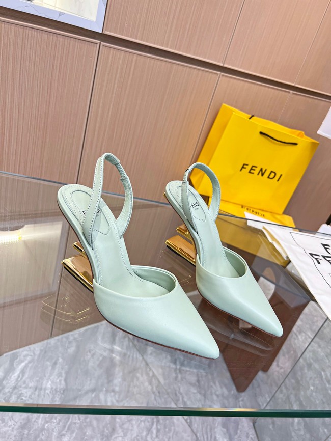 Fendi First leather high-heeled slingbacks 93254-1