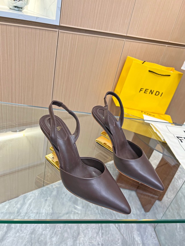 Fendi First leather high-heeled slingbacks 93254-3
