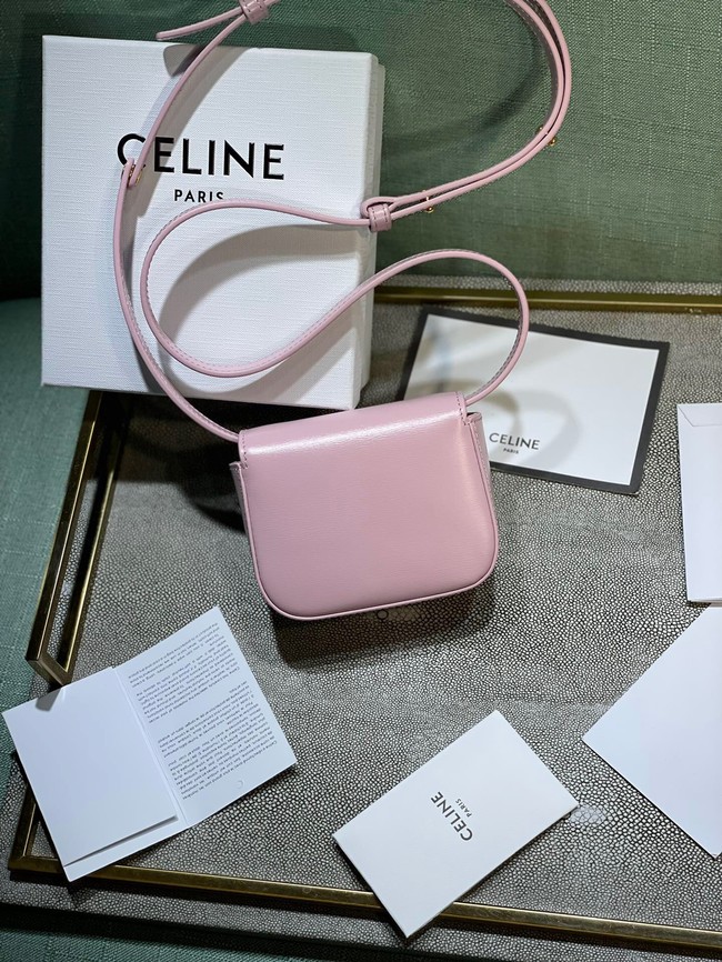 Celine MINI TRIOMPHE IN CALFSKIN 10I512 pink