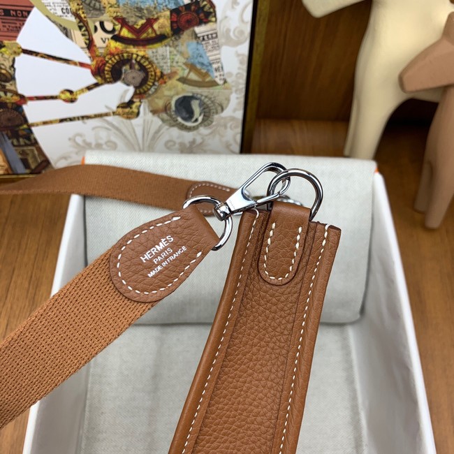 Hermes Evelyne original togo leather mini Shoulder Bag H15655-4