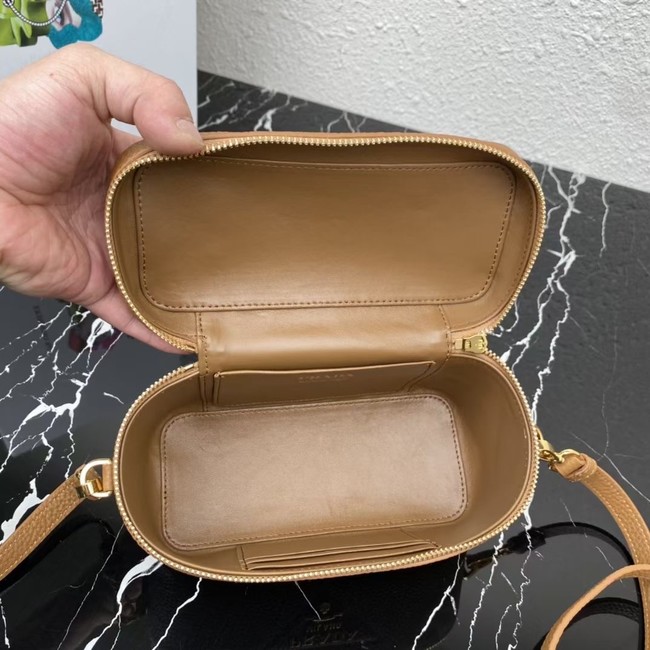 Prada Leather mini-bag 1BH202 Caramel