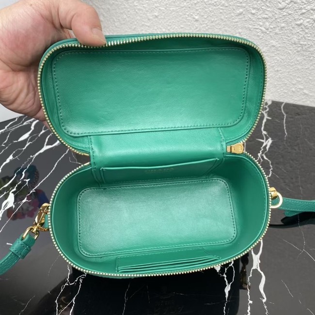 Prada Leather mini-bag 1BH202 green