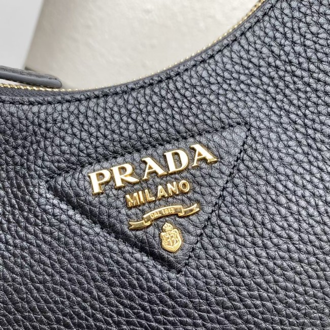 Prada Leather shoulder bag 1BH193 black
