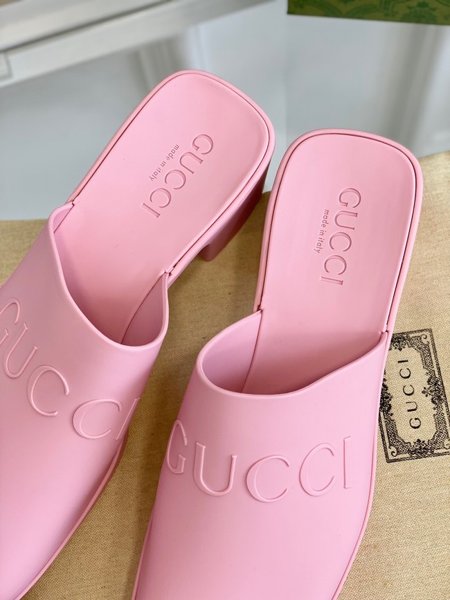 Gucci Womensleather slipper heel height 5.5CM 93401-1
