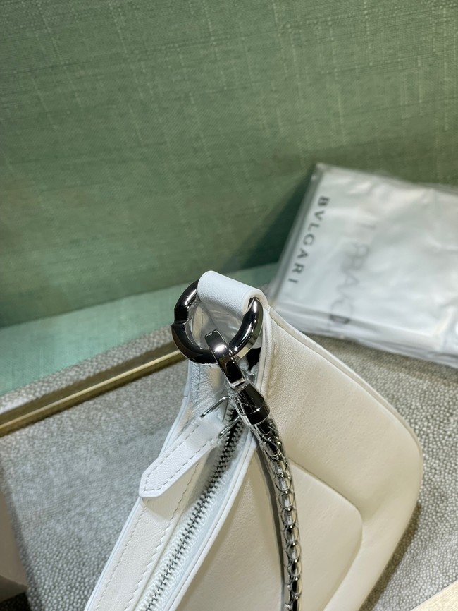 Bvlgari Serpenti Forever leather crossbody bag B282935 white