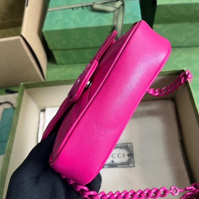Gucci GG Marmont belt bag 699757 plum