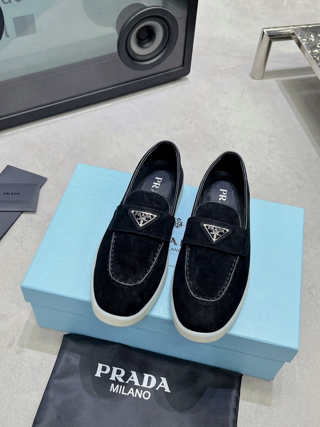 Prada Suede leather loafers 93459-6