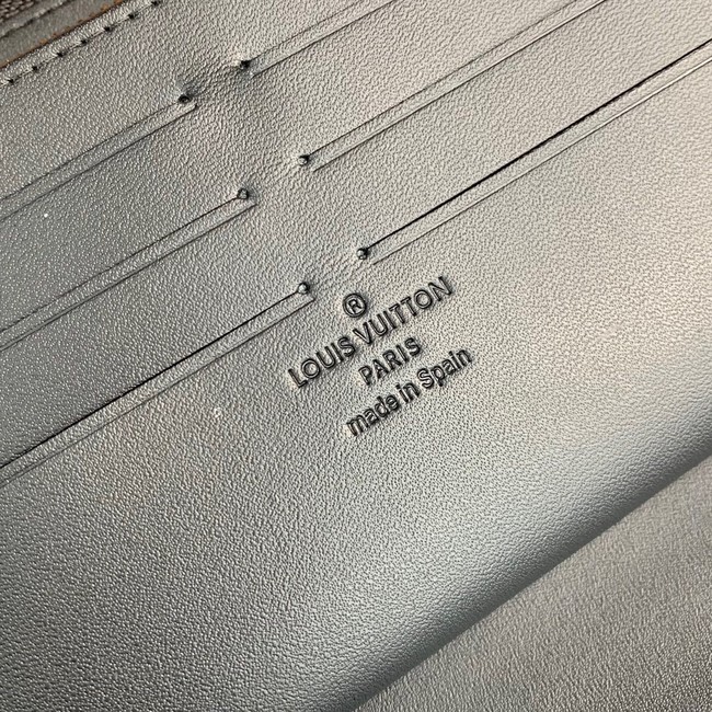 Louis Vuitton Calf leather ZIPPY WALLET N60003