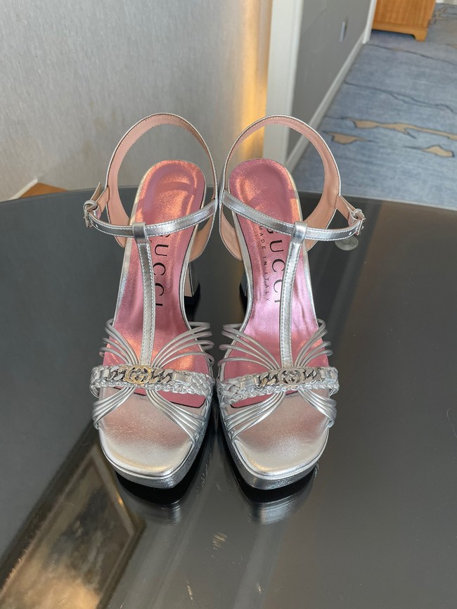 Gucci WOMENS PLATFORM SANDAL heel height 11CM 93561-3