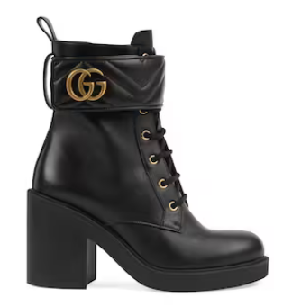 Gucci WOMENS BOOT WITH DOUBLE G 93643-1