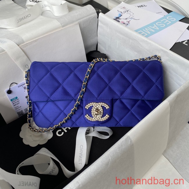 Chanel MINI FLAP BAG AS3791 blue
