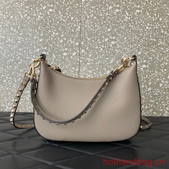 VALENTINO grain calfskin leather bag 0313 gray
