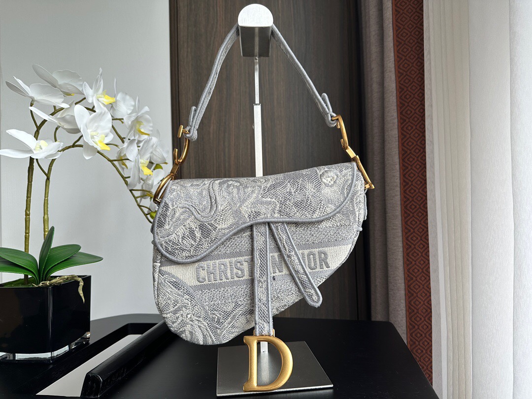 Dior SADDLE BAG Embroidery M0446C-4