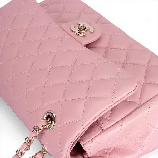 Chanel 2.55 Classic Series Flap Bag Pink Leather 1112 