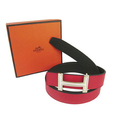 Hermes Belts Red And Black 451-37