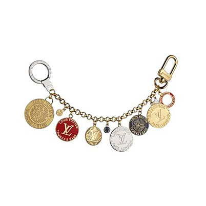 Louis Vuitton Globe Charm Chain Key Ring M60071