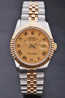 Rolex Datejust Rose Gold Stainless Steel Watch-RD3811