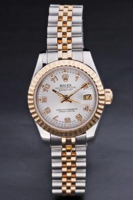 Rolex Datejust Silver White Stainless Steel 25mm Watch-RD3791